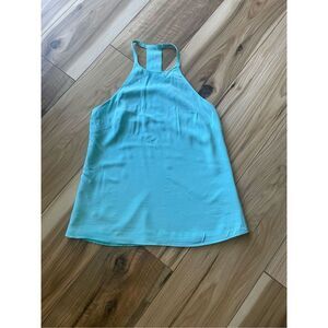 Annie Griffin Sky Blue Women's 100% Silk Tank Top with Polyester Lining Size XS